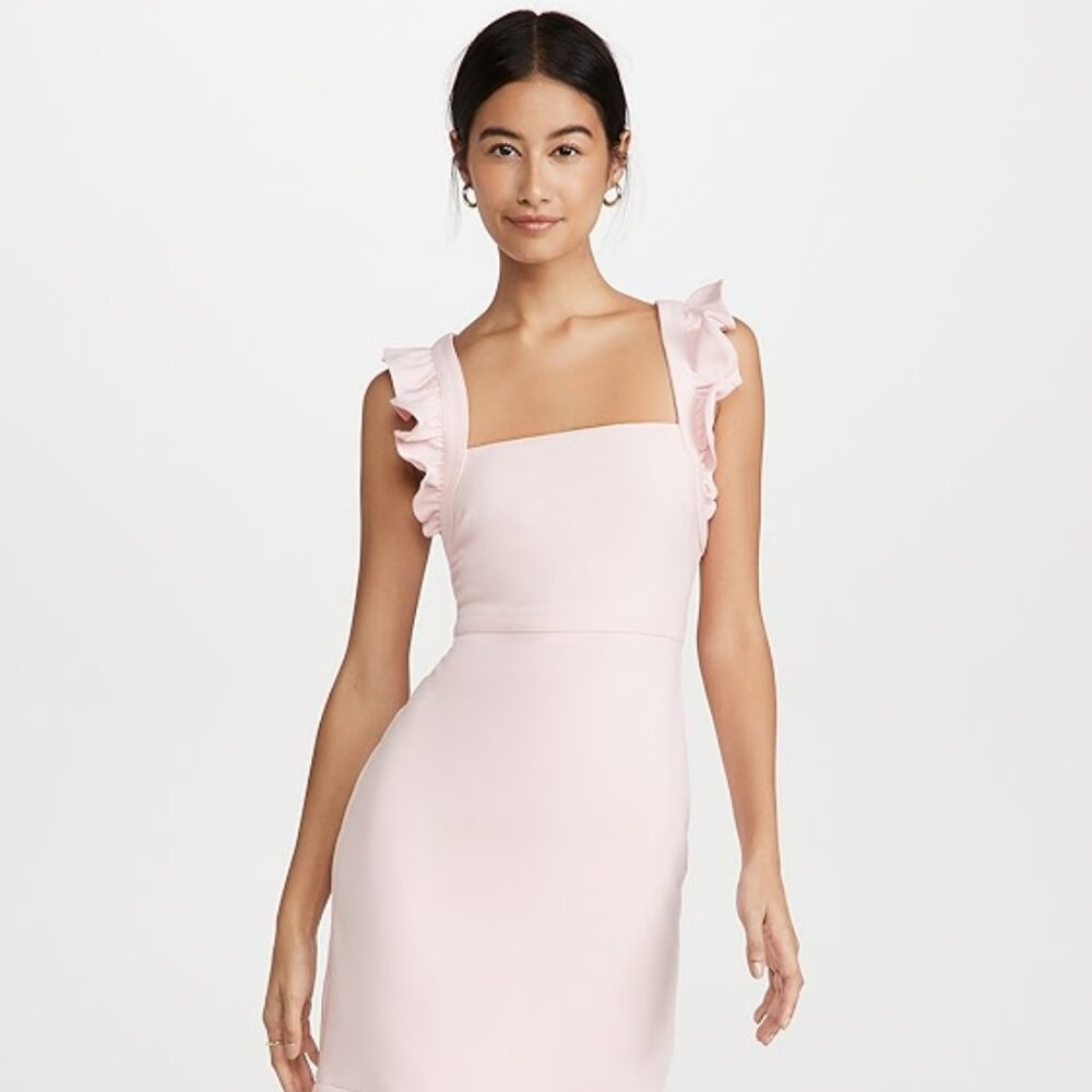 LIKELY midi Hara Dress, Size 00, in Rose Shadow, NEW WITH TAGS